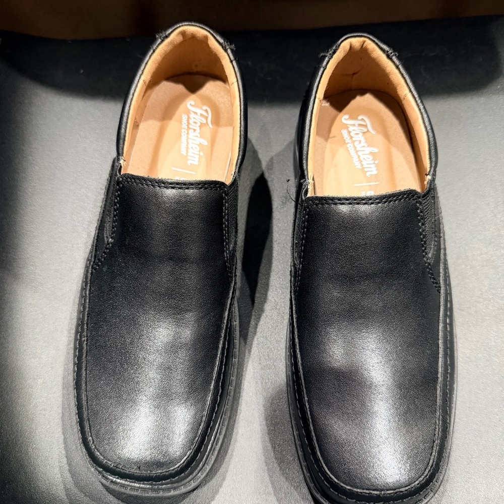 Florsheim Black Leather Men's Loafers